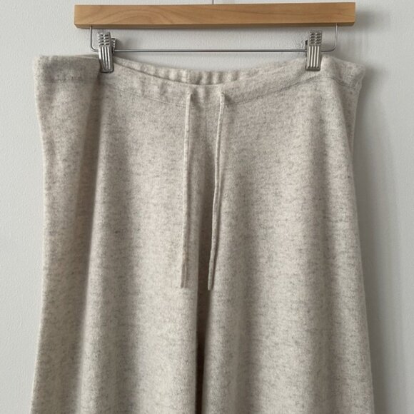 Frontgate 100% Mongolian Cashmere Bomber Lounge Set Size L/XL Ivory Quiet Luxury - Picture 11 of 16